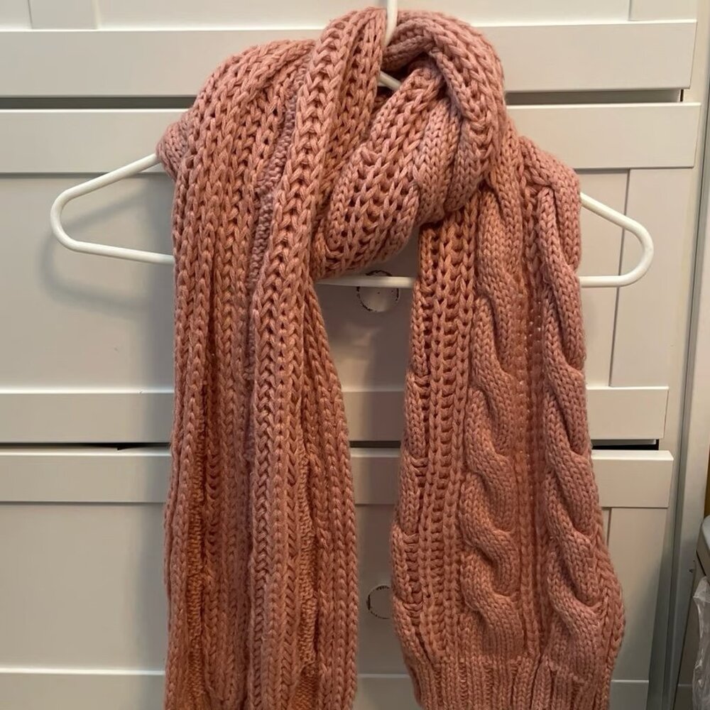 Pink Acrylic Scarf